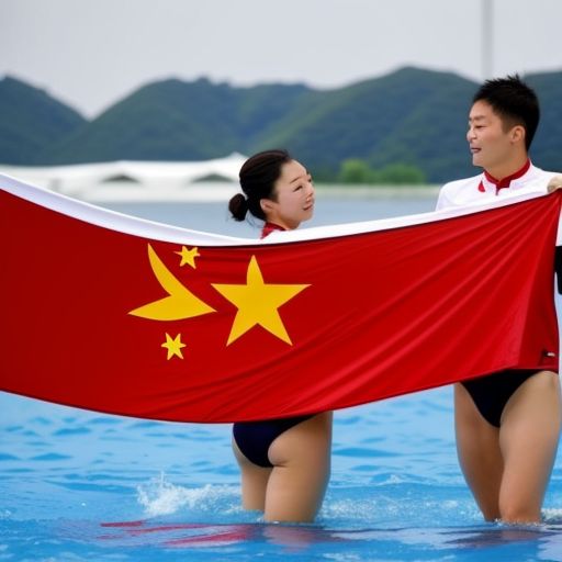 中国跳水队的辉煌战绩和荣誉，体现出中国体育的强大实力和激情